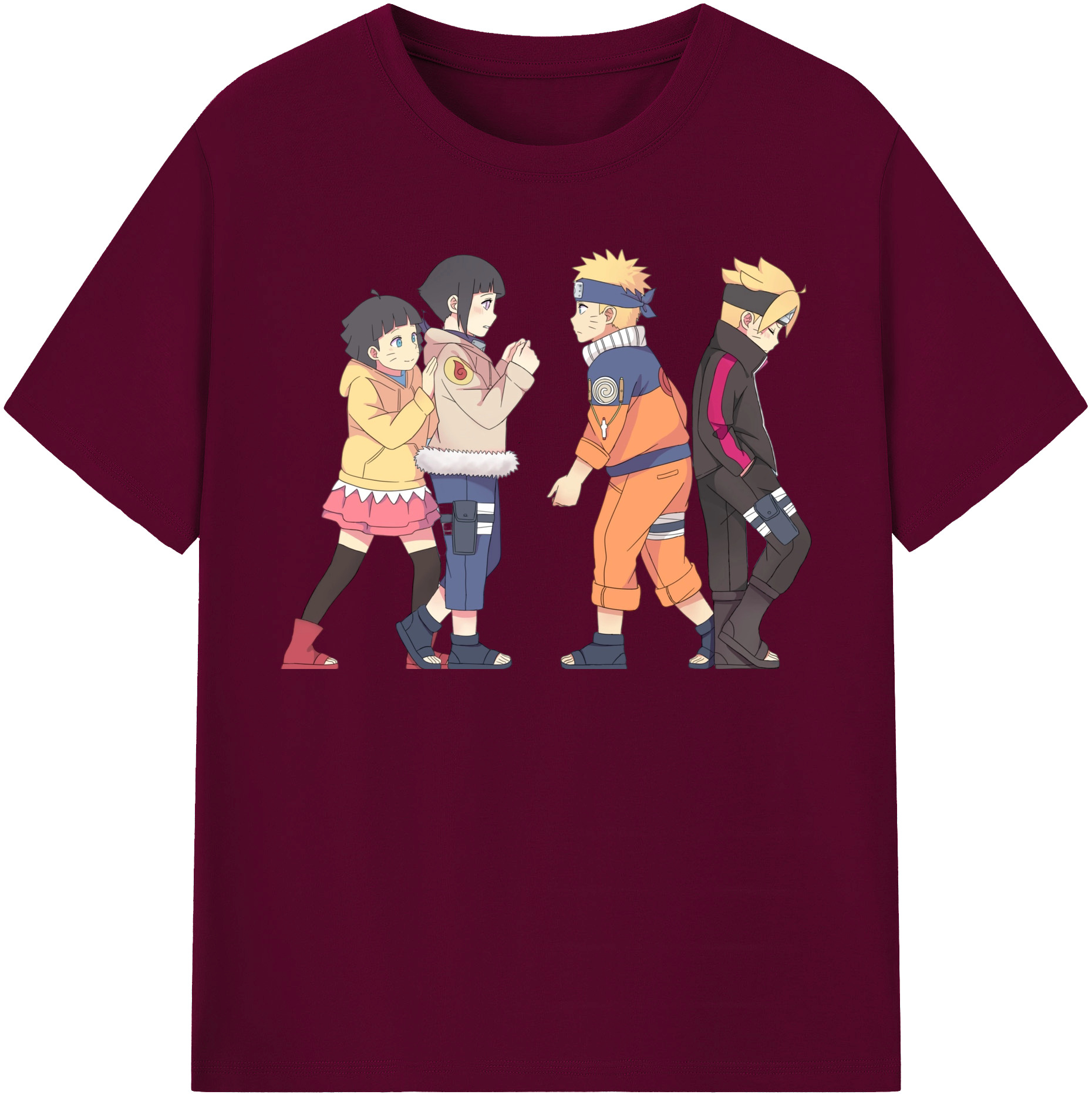 （画像用） NARUTO -ナルト- うずまき ナルト Uzumaki Naruto レディースカジュアルプリントTシャツ（綿100％）